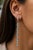 Blue Topaz Huggie Drop Earrings, Silver, Gold, Pair For Sale - Image 8 of 10