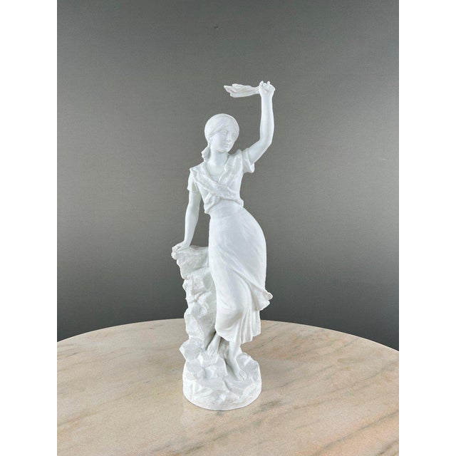 Ceramic G. Lévy, Pair of Biscuit Porcelain Sculptures, 1800s, Porcelain For Sale - Image 7 of 13