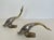This beautiful set of two ducks is made of silver and brass. It is a French piece. Circa 1970