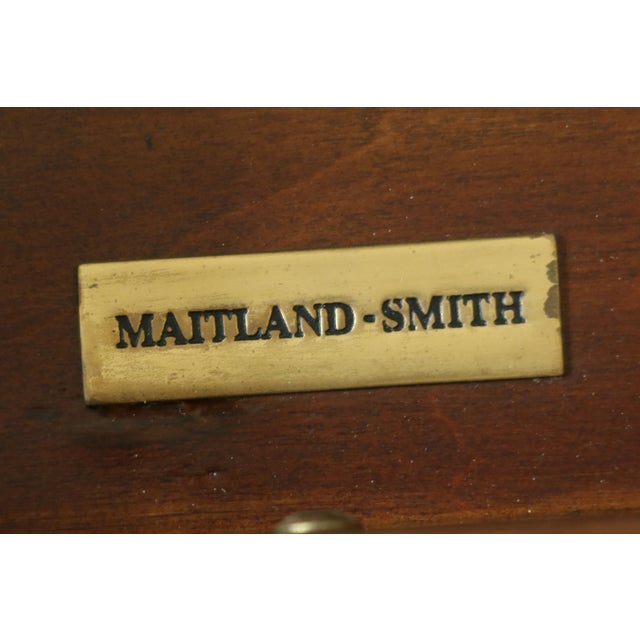 Maitland Smith Satinwood Adam Style Vanity Table For Sale - Image 10 of 12