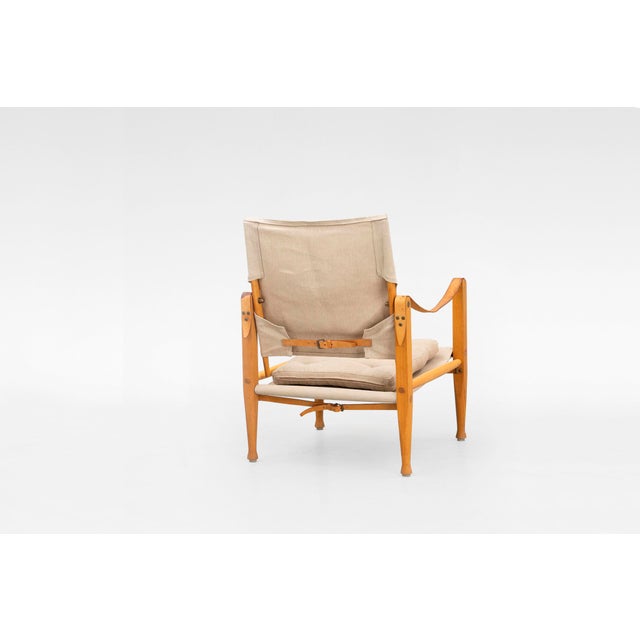 Designed in 1933 by Kaare Klint, the father of Danish modernism, the Safari Chair stands as one of the earliest and most...