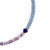 Metal Kunzite Angelite Lapis Half Moon Necklace -by Bombyx House For Sale - Image 7 of 10