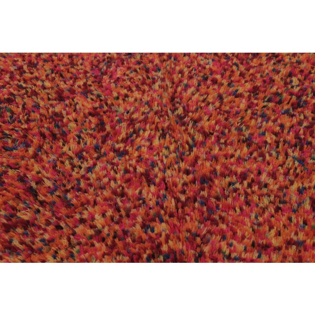 Rug & Kilim Vintage Turkish Tulu Rug, Orange For Sale - Image 4 of 8