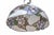 Metal Handcrafted Floral Stained Glass Pendant Lamp in the style of Tiffany, 1970s For Sale - Image 7 of 8