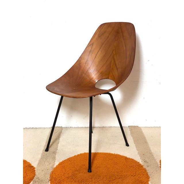 Black Curved Plywood Chairs by Vittorio Nobili, Italy, 1950s, Set of 2 For Sale - Image 8 of 18