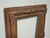 1970s 36 5/8" H Vintage French Country Gold Ornate Picture Frame W Green Inner Strip For Sale - Image 5 of 14