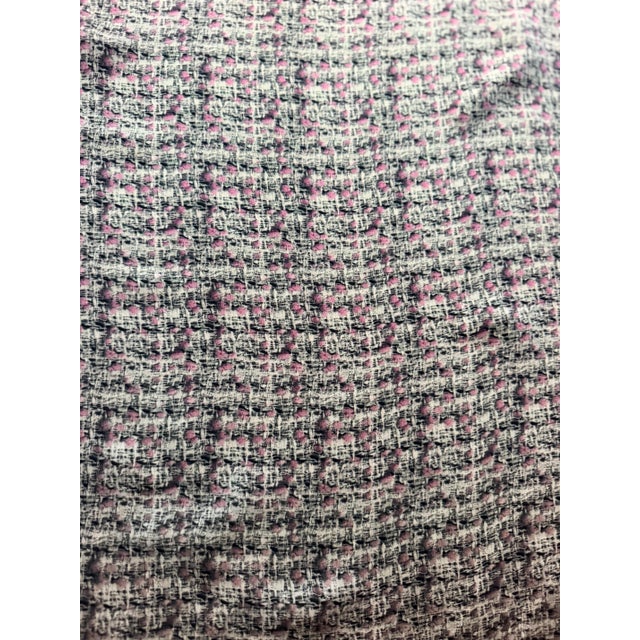 Chanel Chanel Large Silk Scarf Quilting, Tweed and Logo CC For Sale - Image 4 of 11