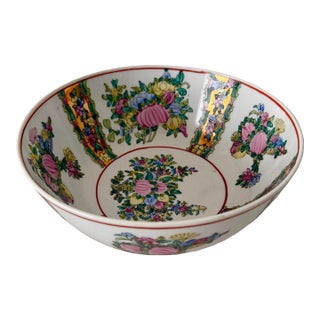 Famille Rose Large Bowl For Sale