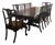 1930s Mahogany Dining Set For Sale