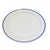 American White Ceramic Saucer in White With Blue Trim by Michaud for American Airlines For Sale - Image 3 of 6