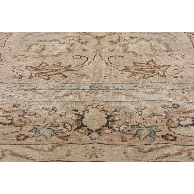 Early 20th Century Antique Persian Tabriz Rug, 09'06 X 12'04 For Sale - Image 5 of 10