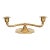 Roycroft Arts & Crafts Brass Finished Hammered Copper Candelabra For Sale