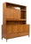 Red Lion Vintage Mid Century Modern Two-Piece China Cabinet Buffet and Hutch C. 1960s For Sale