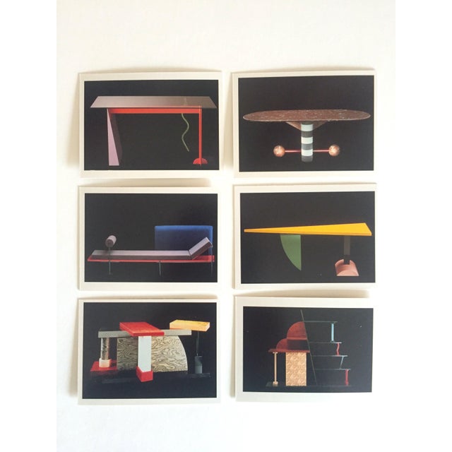Paper Vintage Memphis Milano Post Modern Designer Collector's Trading Cards Boxed Set For Sale - Image 7 of 12