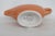 1960s Shenango China Anchor Hocking Orange Color Ceramic Gravy Boat For Sale - Image 9 of 16