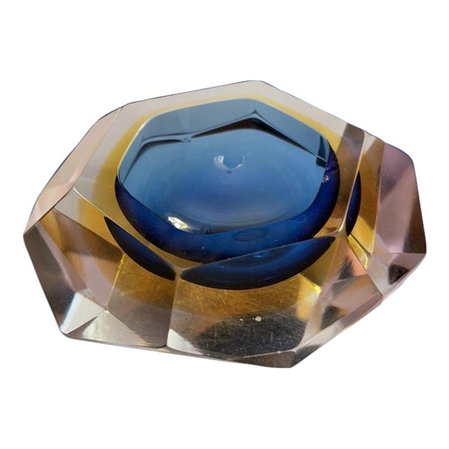 1970s Murano Sommerso Bowl For Sale