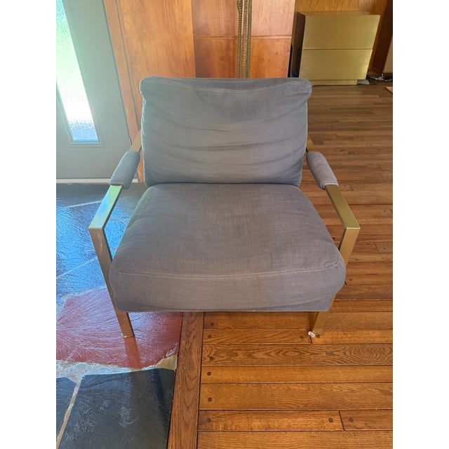 Rh Milo Baughman Chair For Sale In New York - Image 6 of 6