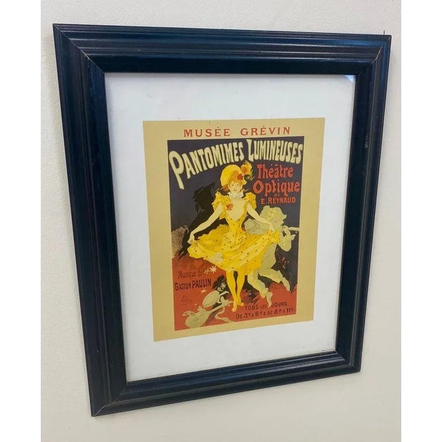 French Muse Grevin "Pantomimes Lumineuses" Original Poster by Jules Cheret For Sale - Image 3 of 9