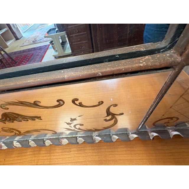 Large Venetian Style Wall Mirror, France, 1955 For Sale - Image 14 of 18