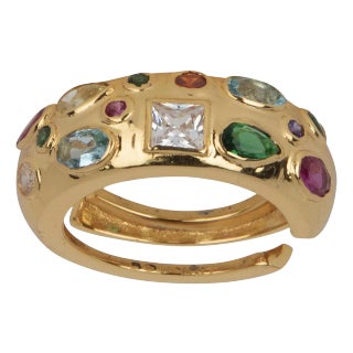 Bounkit Fortuna Ring Size 5-7, Purple For Sale