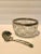 English Cut Crystal Silver Rim Jam Dish With Serving Spoon Set - 2 Pieces For Sale - Image 9 of 9