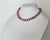 Metal Natural Freshwater Edison Dark Pink Pearl Necklace With 14k Gold Clasp For Sale - Image 7 of 15