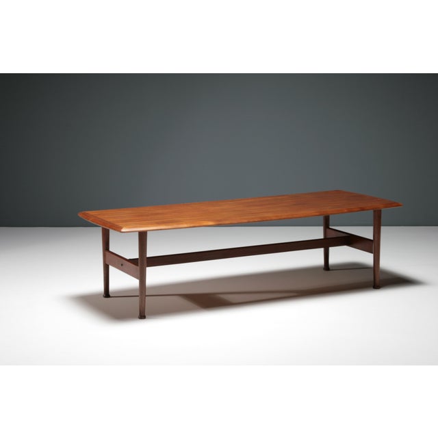 Large Scandinavian Teak Coffee Table, 1960s For Sale - Image 6 of 13