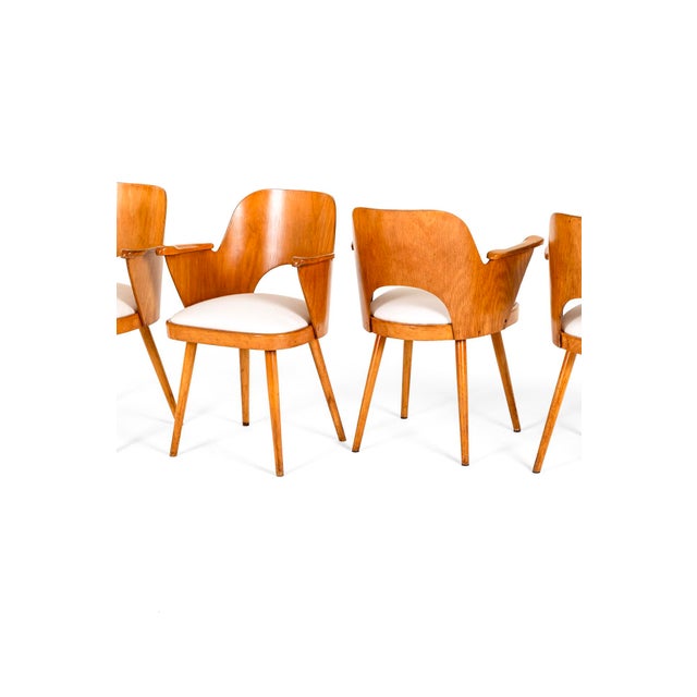 Dining Chairs by Oswald Haerdtl for Ligna, Set of 4 For Sale - Image 6 of 15