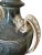Fine and rareWedgwood Queensware faux-porphyry vase on basalt base. Agate ware.