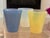Vintage Effetre Murano Opalescent 8 Oz Glass Tumblers / Murano Drinking Glasses - Set of 3 For Sale - Image 10 of 13