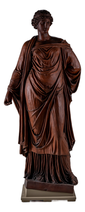 Life-Size Terracotta Statue of Goddess Ceres, Vienna, Late 19th Century