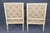 French Pair French Louis XVI Style Parcel Gilt Armchairs For Sale - Image 3 of 11