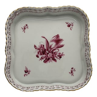 Porcelain Openwork Bowl from Herend, Hungary, 1970s For Sale