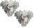 Murano Glass Discs Chandeliers, 1990, Set of 2 For Sale - Image 14 of 14