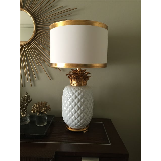 Vintage Inspired Pineapple Lamps Pair Chairish