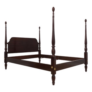 Councill Craftsmen Mahogany Queen Size Poster Bed For Sale