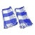 Vintage Blue & White Gingham Cotton Napkins With Fringe, Set of 6 For Sale