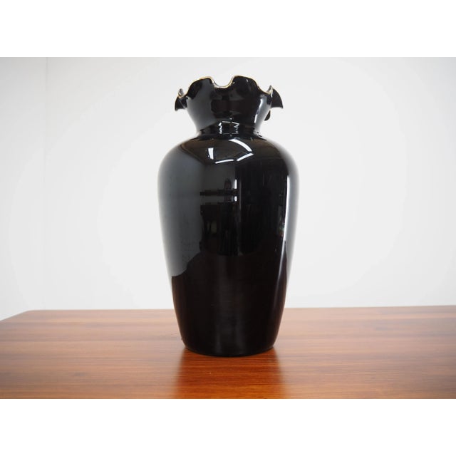 Vintage Glass Vase For Sale - Image 4 of 13