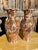 Pair of Early 20th Century Asian Hand Paisley Painted Vases For Sale - Image 9 of 12
