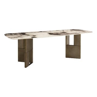 Tetris Patagonia Glass and Bronze Dining Table by Morica Design For Sale