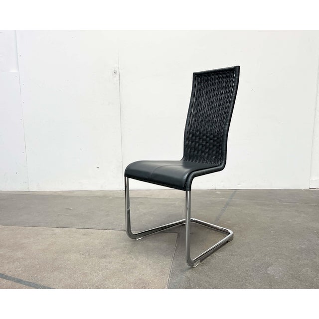 German Gray B25 Cantilever Chairs with Leather Cushions from Tecta, Set of 4 For Sale - Image 15 of 18