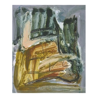 Contemporary Abstract Painting on Metal For Sale