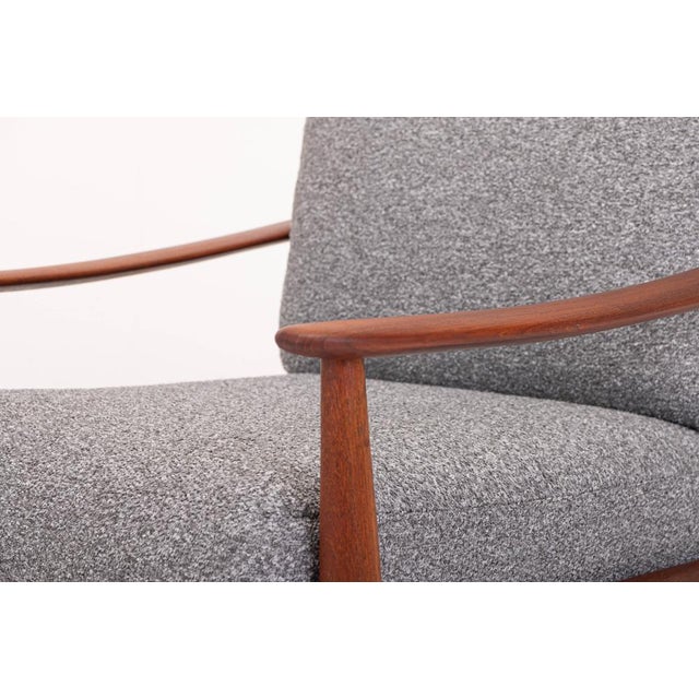Teak Easy Chair attributed to Carl Straub, 1960s For Sale - Image 4 of 10