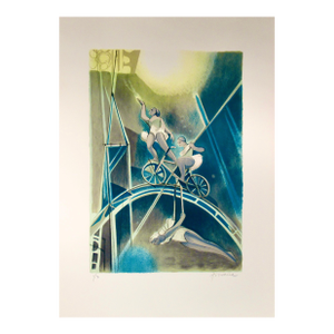 Camille Hilaire Le Cirque (The Circus) Iv 1974 Reproduction Print
