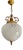 Hollywood Regency Pineapple Pendant Light, 1980s For Sale