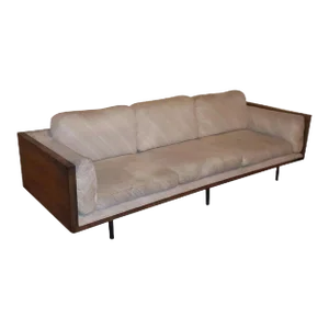 1960s Vintage Milo Baughman Thayer Coggin Rosewood Frame Sofa