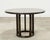 McGuire Midcentury Organic Modern Round Oak Rattan Dining Table For Sale - Image 15 of 15