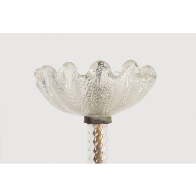 1950s Attributed Barovier & Toso Chandelier, Italy For Sale - Image 9 of 12