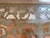 French Provincial Vintage Mediterranean Maitland Smith Cast Stone & Wrought Iron Console Table For Sale - Image 3 of 8