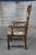 Wood Set of 8 Vintage 20th Century Charles II Carolean Style Carved Oak Dining Room Chairs For Sale - Image 7 of 13